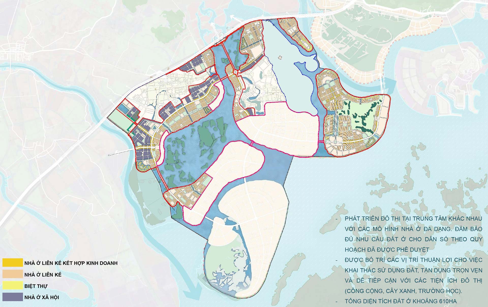 chuc nang dat o tai Vinhomes Heritage Bay