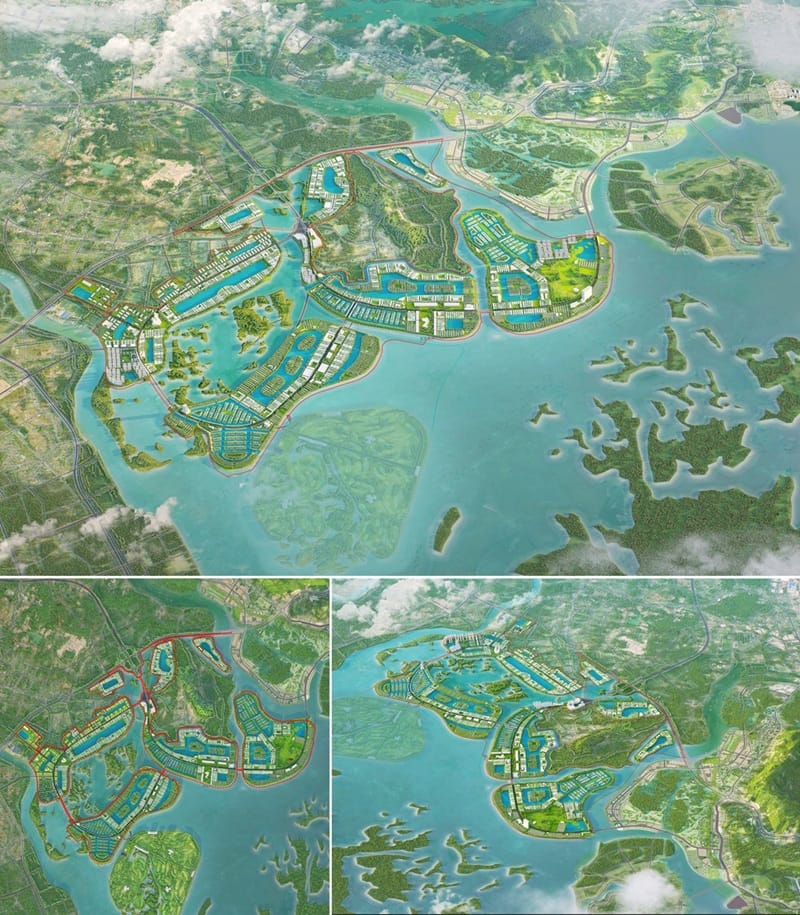 Phi cnh d an Khu o th H Long Xanh