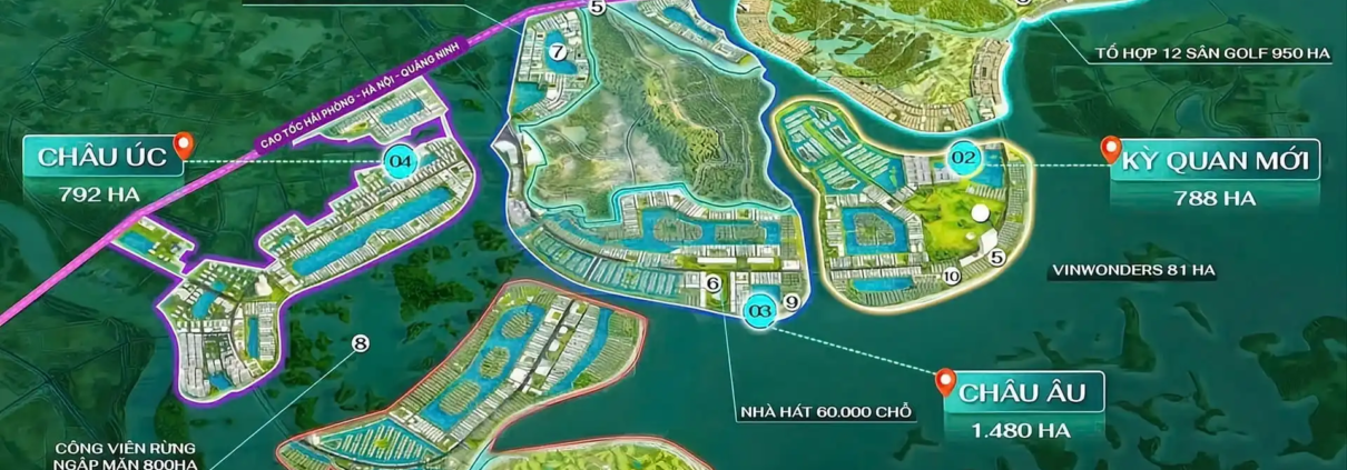 Cac phan khu tai Vinhomes Ha Long Xanh 1 result